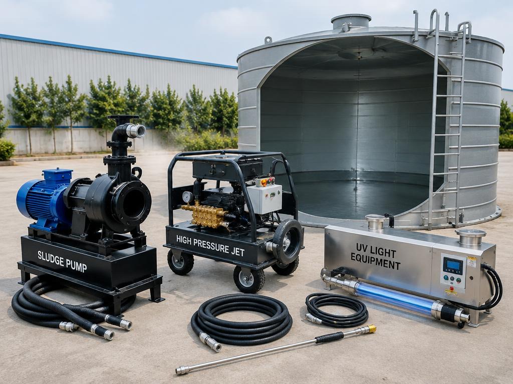 Tank cleaning machines